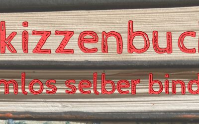 skizzenbuch leimlos selber binden