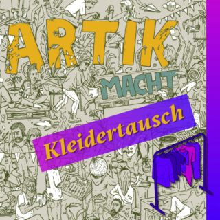 +++ Das nächste ArTik macht... *FAIRTAUSCHT Special*! +++

6. November | 18 Uhr | Freizeichen

Zu weites Shirt oder zu kurze Hose? Bringt bis max. 5 Kleidungsstücke mit und tauscht & schenkt, was passt.

Seit 2018 werden in der FAIRTAUSCHT-Reihe im ArTik Dinge wie Kleider und Pflanzen getauscht.

Lust, bei solchen nicht-kommerziellen Veranstaltungen mitzumachen? Dann schau am 6.11. an der Bar im ArTik Freizeichen von 18–20 Uhr vorbei.

P. S.: Achtet bitte darauf, dass Eure eigenen Kleider nicht versehentlich getauscht werden.

Barrieren: Das Freizeichen ist berollbar. Es gibt ein berollbares WC. Drinnen ist rauchfrei. Keine akustische Verstärkung. Keine Pausenräume. Es können sowohl Getränke mit als auch ohne Alkohol an der Bar konsumiert werden. Wenn ihr etwas braucht, um teilzunehmen, schreibt bitte frühzeitig an Sophie: sophie [ät] artik-freiburg [punkt] de

Wir freuen uns auf euch! 💜💜💜